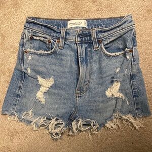 Abercrombie High Rise Mom Shorts